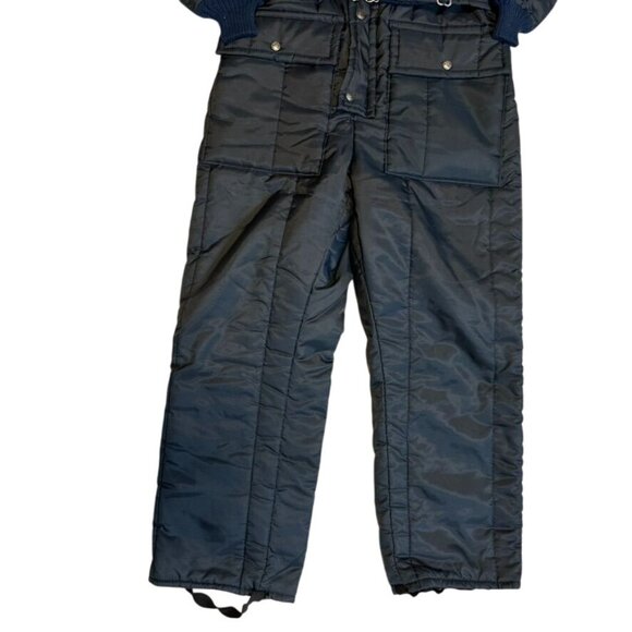 Vintage WALLS BLIZZARD PRUF Insulated Coverall Winter Weather Suit Mens LARGE - Picture 3 of 11